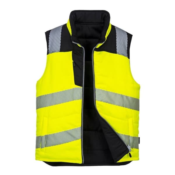 Portwest Vändbar kroppsvärmare PW3 Hi-Vis för herrar