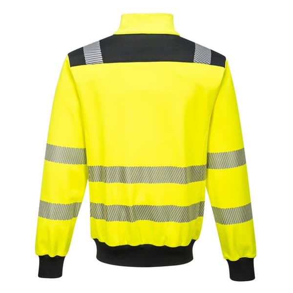 Portwest PW3 Hi-Vis Full Zip Sweatshirt för män