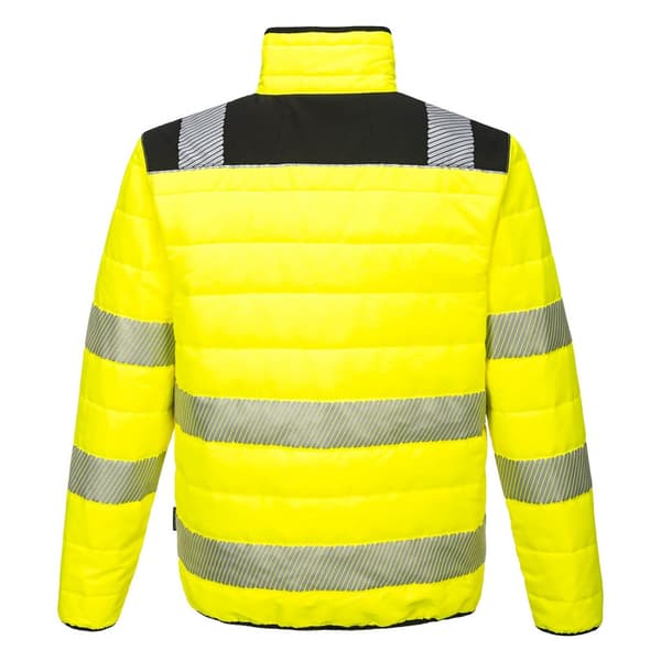 Portwest Mens PW3 Hi-Vis Padded Jacket