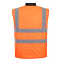 Miniatyrbilde 2 av 2: Portwest Mens Reversible Hi-Vis Safety Body Warmer