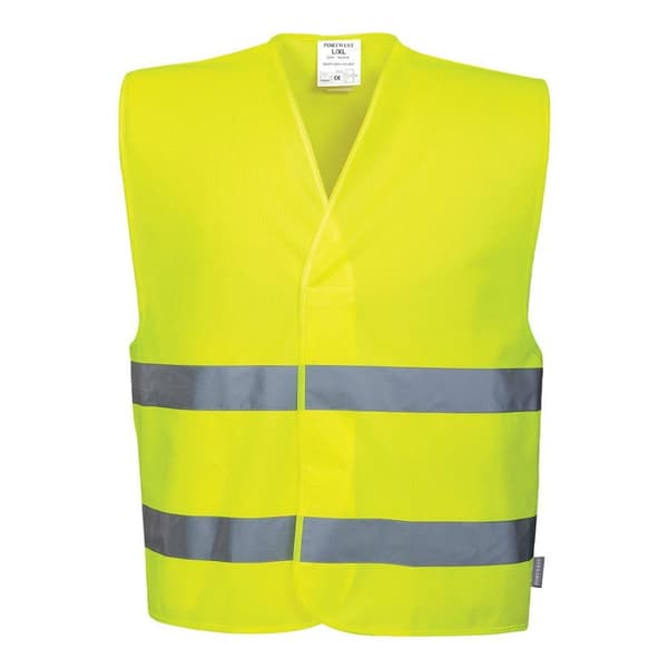 Portwest Band & Brace Hi-Vis väst för män Yellow XXL-3XL