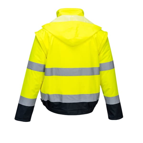 Portwest Mens Essential 2 in 1 Lite Hi-Vis Bomber Jacket