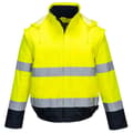Pikkukuva 1 / 2: Portwest Mens Essential 2 in 1 Lite Hi-Vis Bomber Jacket