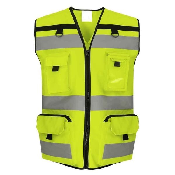 Yoko Unisex Ripstop-værktøjsvest til voksne Yellow XXL