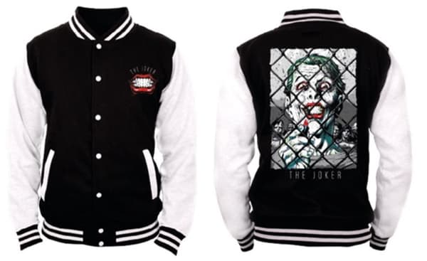 DC Comics - Batman - Black and White Men's Jacket - The Joker - M