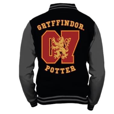 Harry Potter - Svart och grå jacka för män - Gryffindor Potter - S