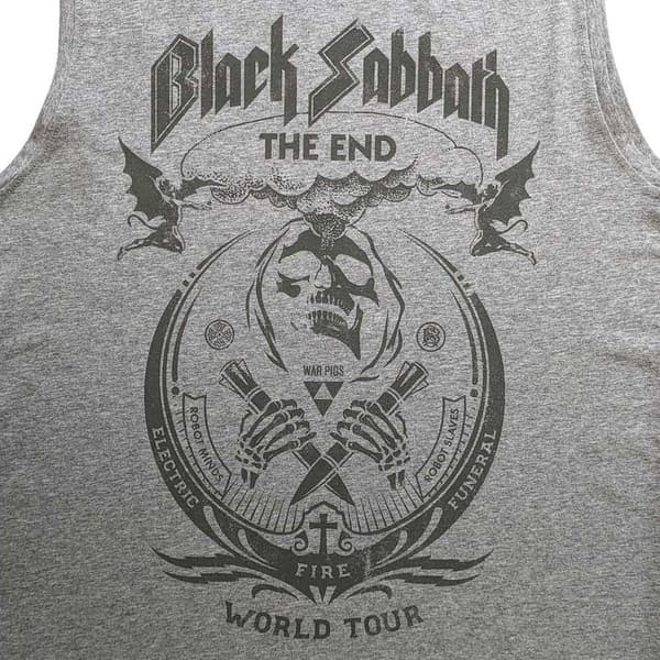 Black Sabbath Tank Top Muscle T Shirt The End Mushroom Cloud Official Unisex