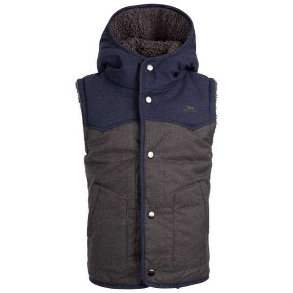 Trespass Childrens/Kids Obtain Reversible Gilet Dark Grey Marl 5-6 Years