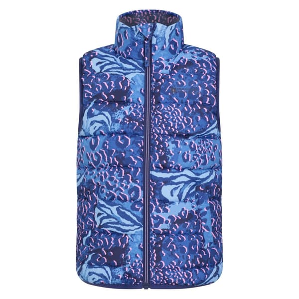 Mountain Warehouse Childrens/Kids Rocko Animal Print Padded Gilet Purple 3-4 Years
