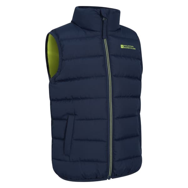 Mountain Warehouse Barn/Kids Rocko Plain Vadderad Gilet