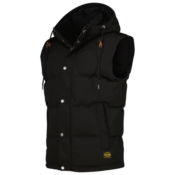 Superdry Dunväst Everest Svart XL Man