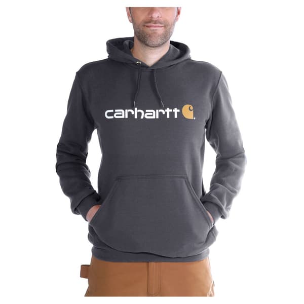 Carhartt Loose Fit Hoodie Logo Grå L