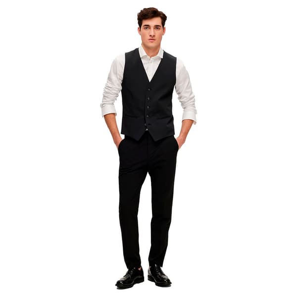 Selected Väst Liam Slim Fit Svart 46 Man