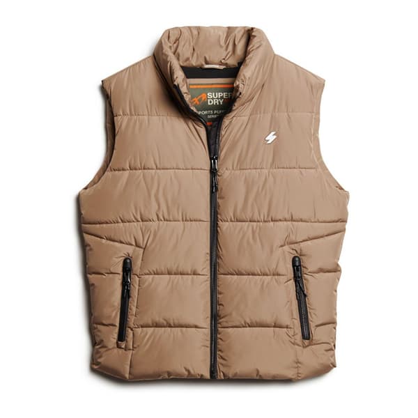 Superdry Väst Sports Brun M Man