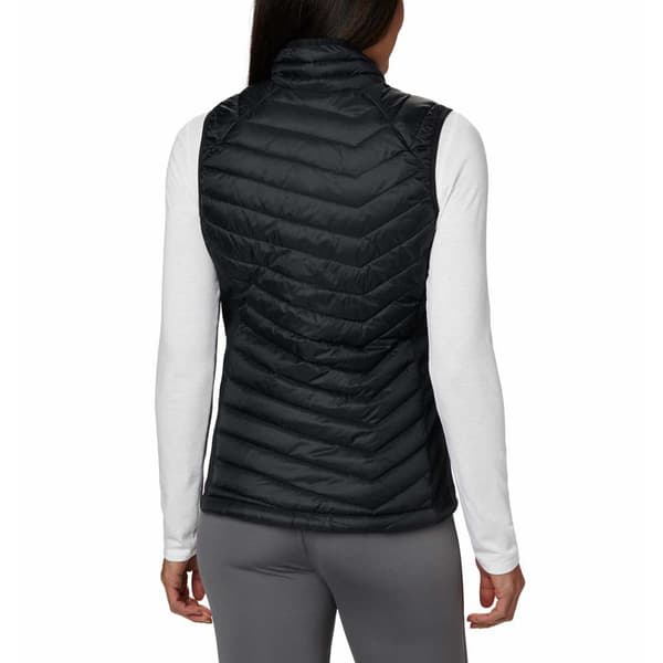 Columbia Vest Powder Pass Sort M Kvinde