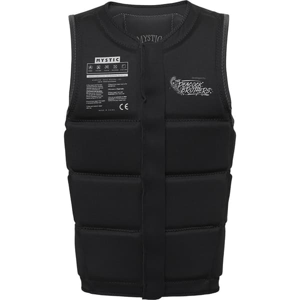 Mystic Skyddsväst Peacock Fzip Wake Svart XL