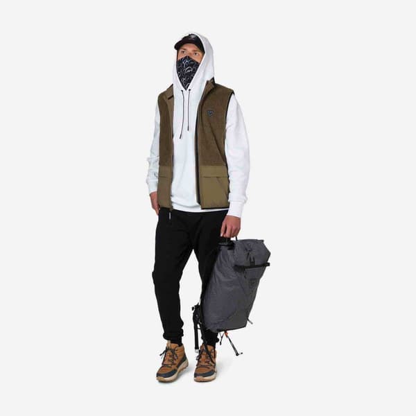 Rossignol Vest Fleece Brun M Mand