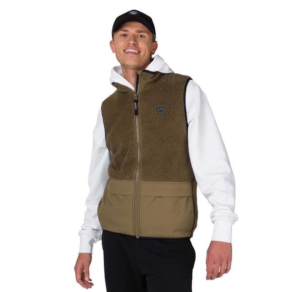 Rossignol Vest Fleece Brun M Mand