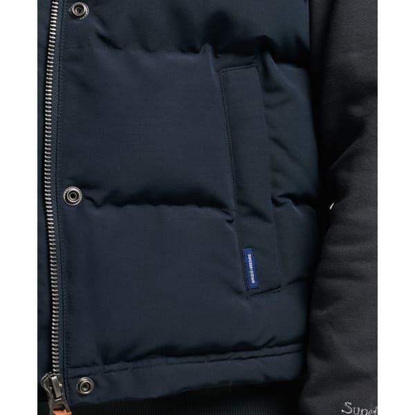 Superdry Väst Vintage Everest Faux Fur Blå M Kvinna