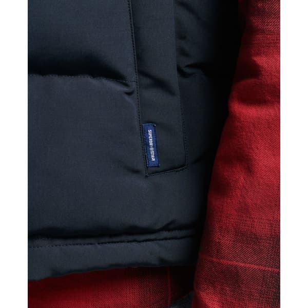 Superdry Väst Vintage Everest Faux Fur Blå M Kvinna