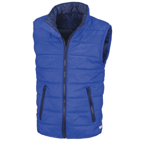 Result Core Childrens/Kids Padded Body Warmer Royal Blue/Navy 13-14 Years