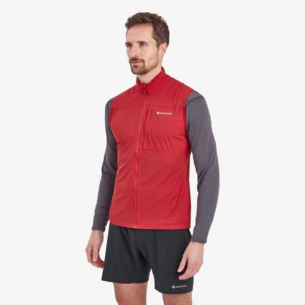 Montane Väst Feather Lite Röd XL Man