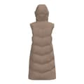 Miniatyrbillede 2 af 3: Pieces Lang Vest Jamilla Brun S Kvinde