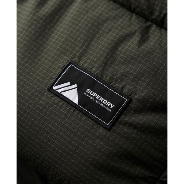 Superdry Dunväst Ripstop Longline Grönt L Kvinna