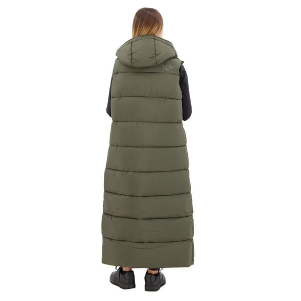 Superdry Dunväst Ripstop Longline Grönt XS Kvinna