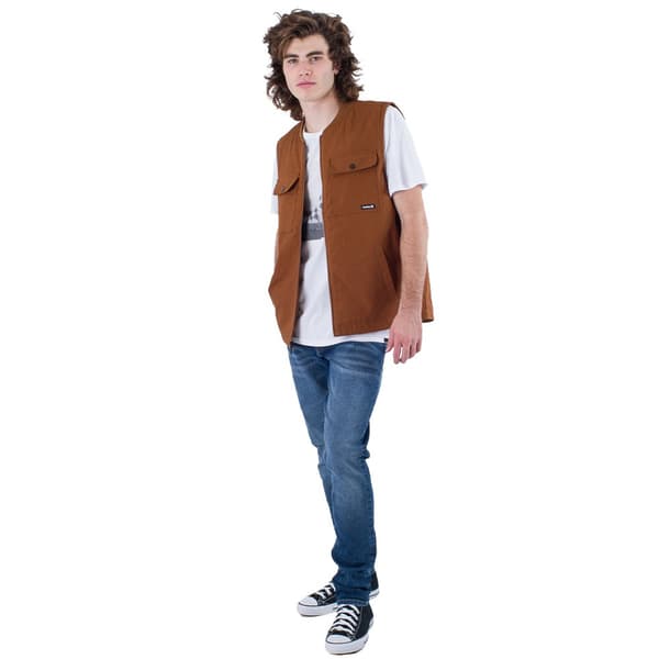 Hurley Vest Chip Worker Brun M Mand