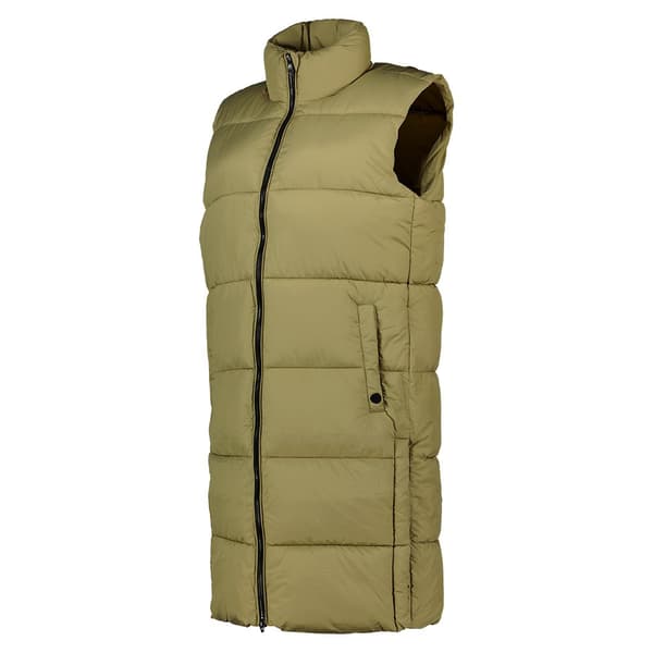 Superdry Väst Studios Longline Quilted Grönt XS Kvinna