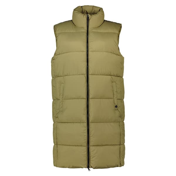 Superdry Väst Studios Longline Quilted Grönt XS Kvinna