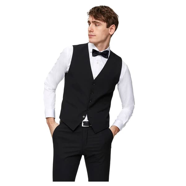 Selected Väst Slim Mylologan Svart 42 Man