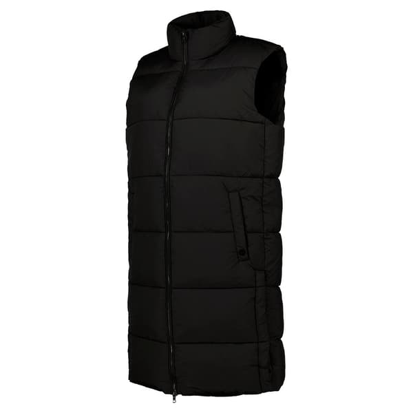 Superdry Vest Studios Longline Quilted Sort 2XS Kvinde