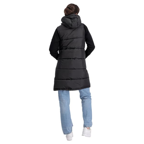 Alpha Industries Long Puffer Vest Sort XS Kvinde