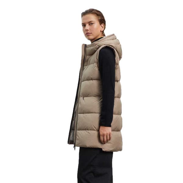 Ecoalf Marangualf Vest Beige S Kvinde