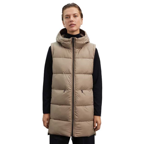 Ecoalf Marangualf Vest Beige S Kvinde
