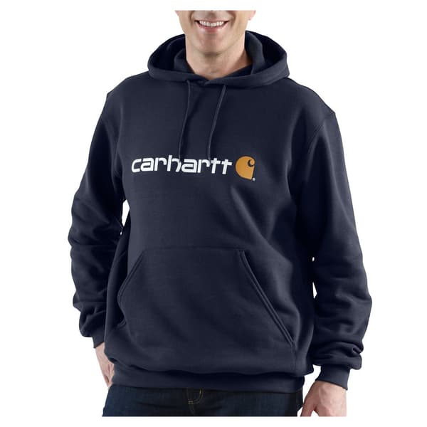 Carhartt Loose Fit Hættetrøje Logo Sort XL