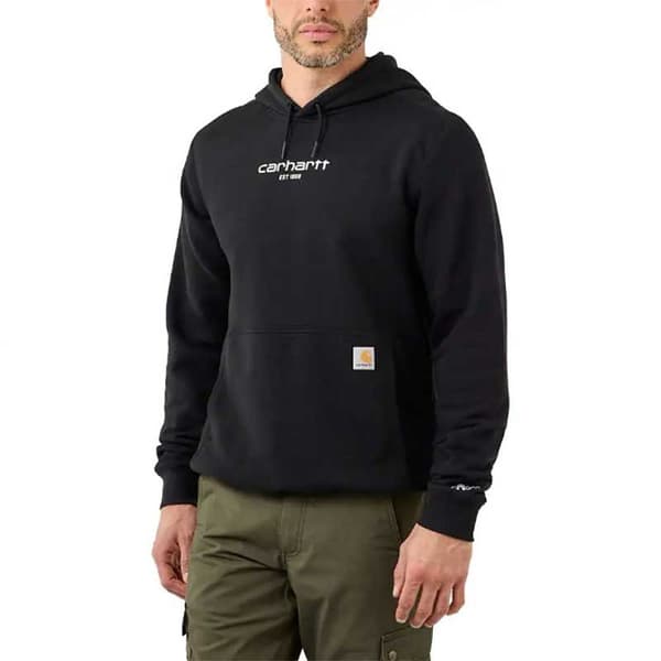 Carhartt Luvtröja Force Logo Graphic Lightweight Grå S