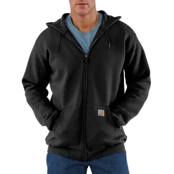 Carhartt Loose Fit Sweatshirt Med Fuld Lynlås K122 Grå XS