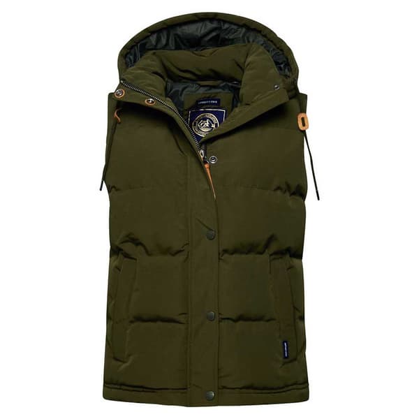 Superdry Väst Everest Grönt S Kvinna