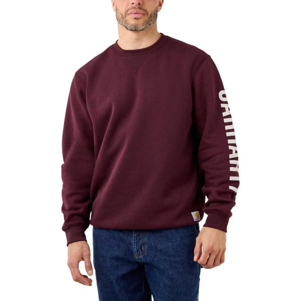 Carhartt Loose Fit Sweatshirt Logo Graphic Brun XL