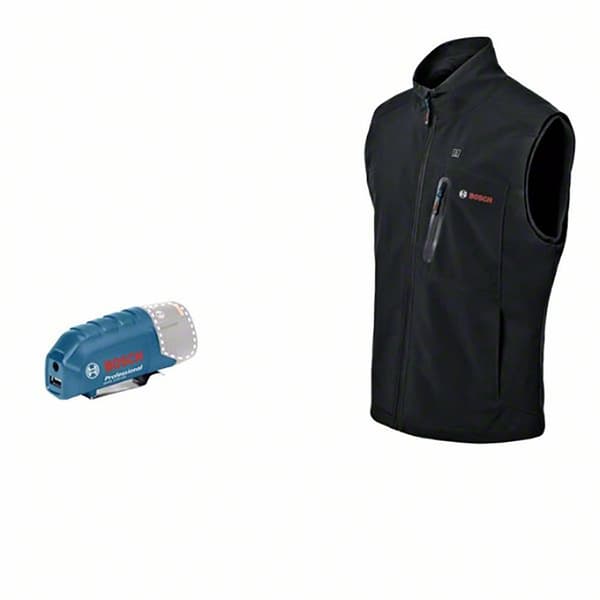 Bosch Professional Opvarmet Vest Ghv 12+18v Xa Gaa 12v-21 Sort XL