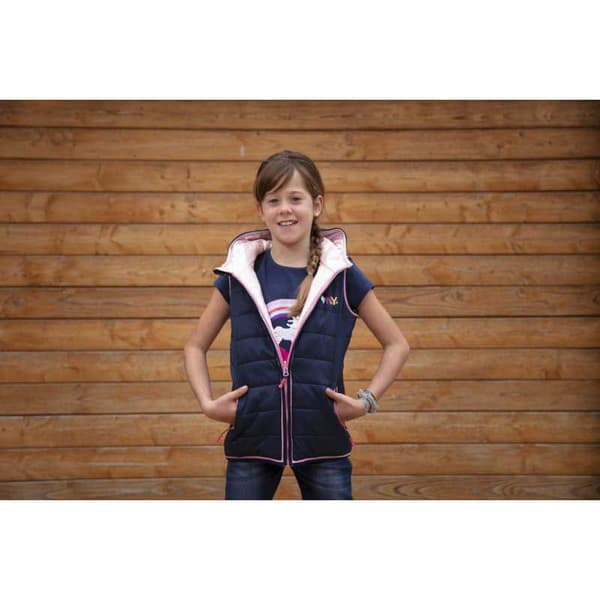 Equikids Vest Jade Reversible Blå 6 Years