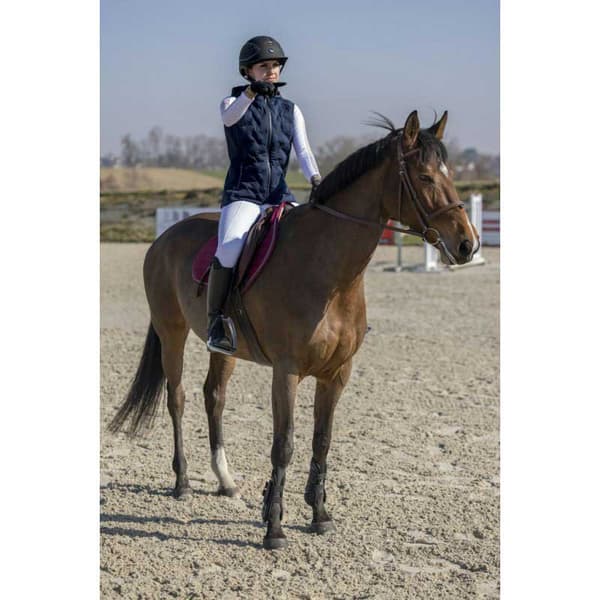 Equitheme Piaffer Väst Pro Series Blå XL