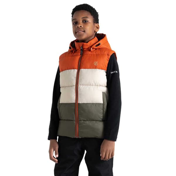 Dare2b Junior Vest Jolly Grøn,Orange 3-4 Years