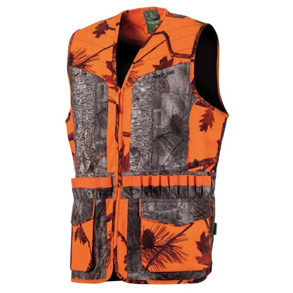 Treeland Vest T600k Grøn,Orange 14 Years