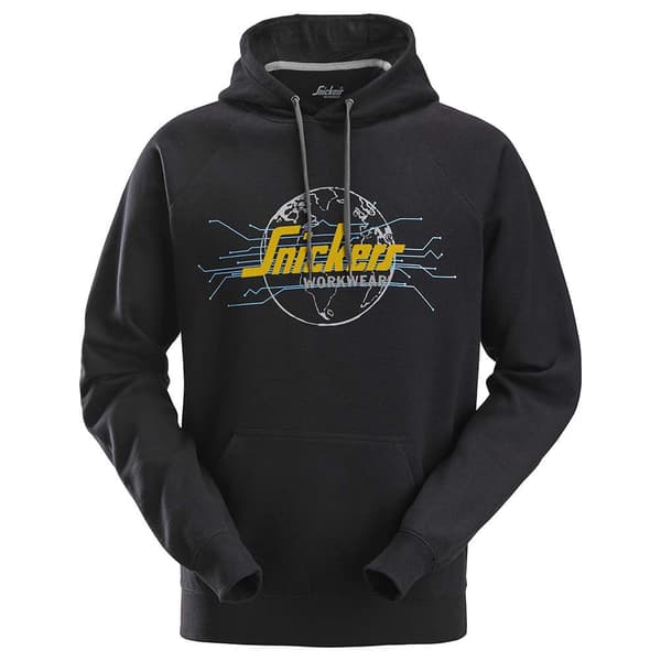 Snickers Workwear Hoddie Awc2800 Musta L