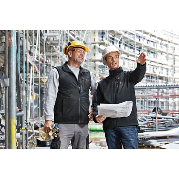 Bosch Professional Uppvärmd Väst Ghh 12 + 18v Xa + Gaa 12v-21 + Gba 12v 2.0 Blå 3XL