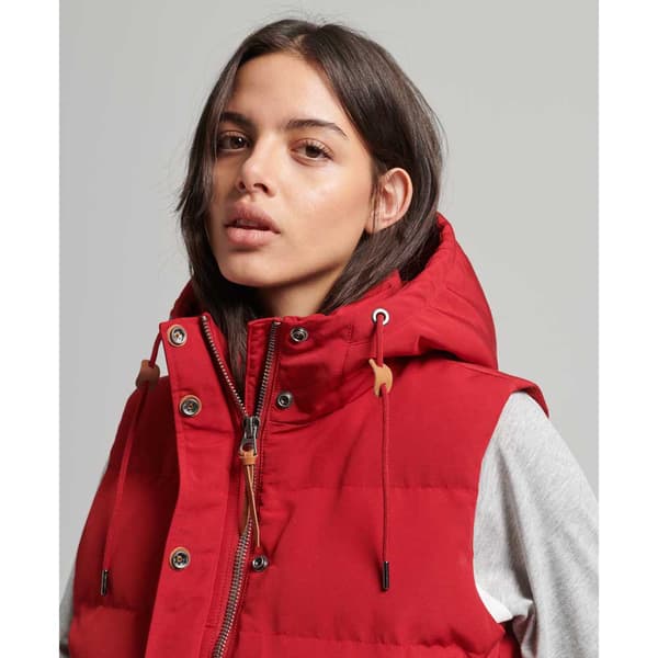 Superdry Vest Everest Rød S Kvinde